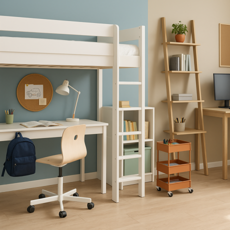 Back to school and work: praktische kinderkamers en werkplekken