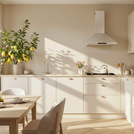 Zomerse kleuren en groen voor meer zon in je keuken